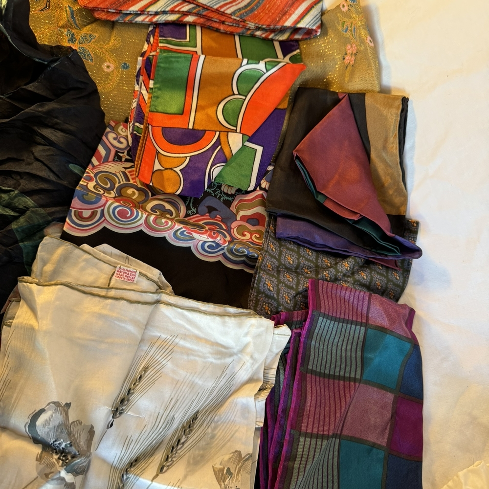 Assorted Designer Scarves - Multicolor Collection Price Is For All Scarves